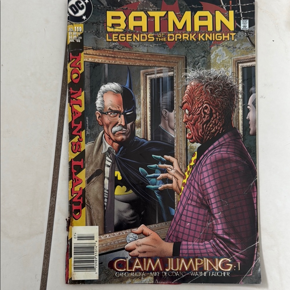 DC Batman Legends Comic with Blue and Red Accents